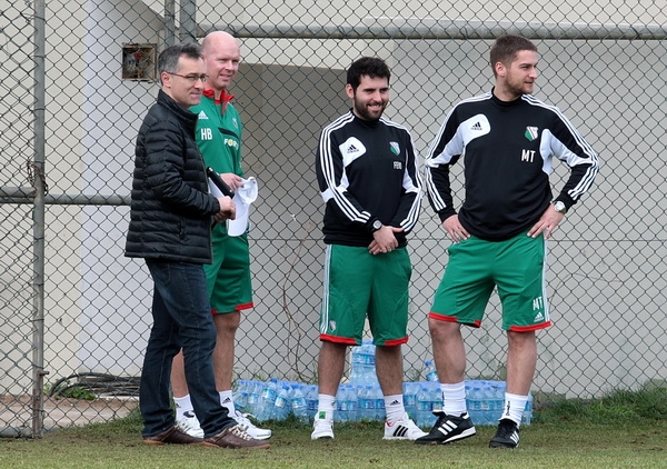 Trening dla sześciu legionistów