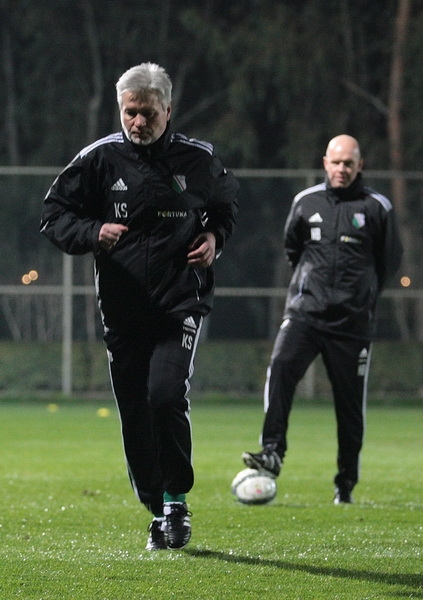 Pierwszy trening na boisku w Belek
