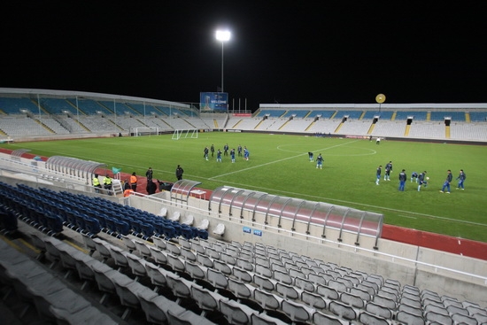 Piłkarze Apollonu i Legii trenowali na stadionie GSP