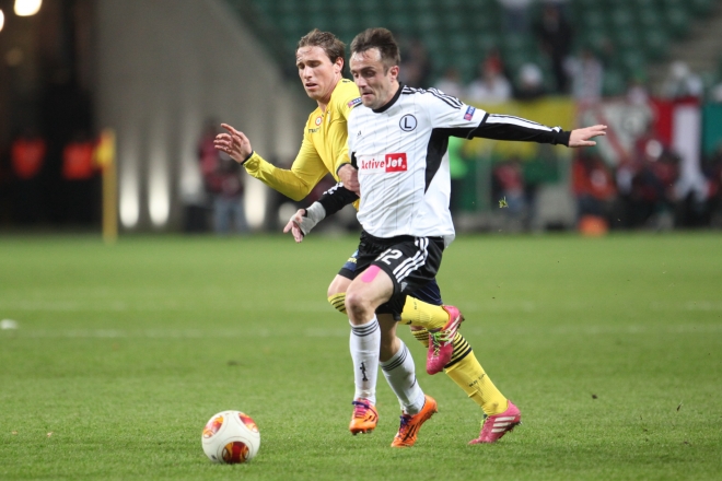 Legia Warszawa - Lazio Rzym 0:2 (0:1) - Mniej niż zero
