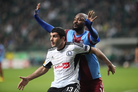 Legia Warszawa - Trabzonspor 0:2 (0:0) - Piłkarska 