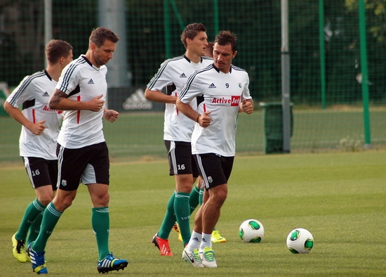 Pierwszy trening po meczu z Widzewem