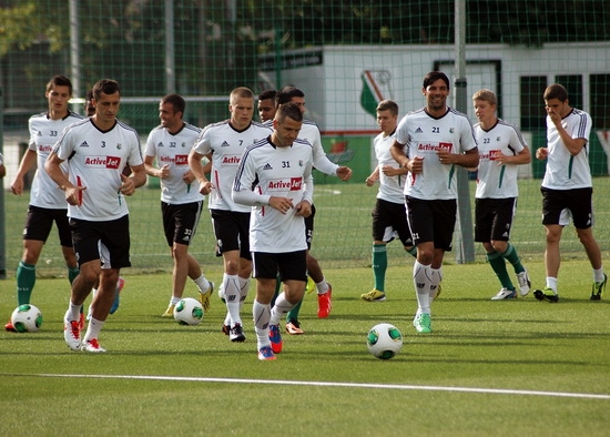 Pierwszy trening po meczu z Widzewem