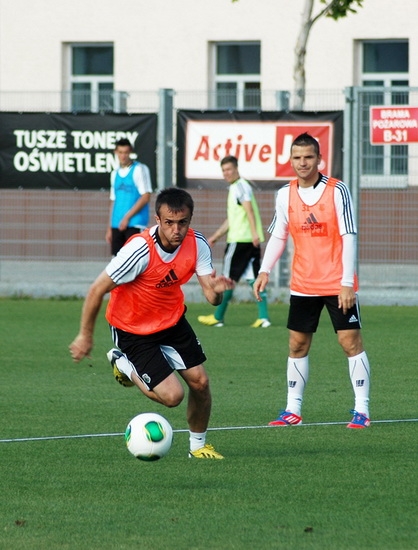 Pierwszy trening po meczu z Widzewem