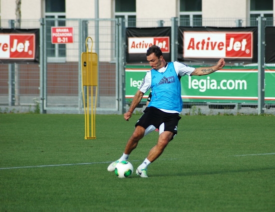 Pierwszy trening po meczu z Widzewem