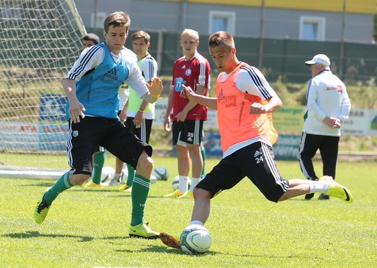 Pierwszy trening Dossy Juniora, zajęcia siłowe