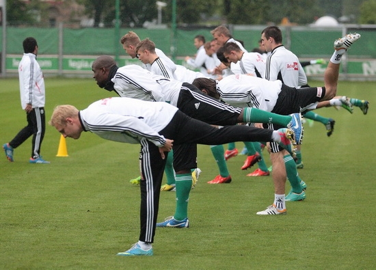 Pierwszy trening w roli mistrzów Polski