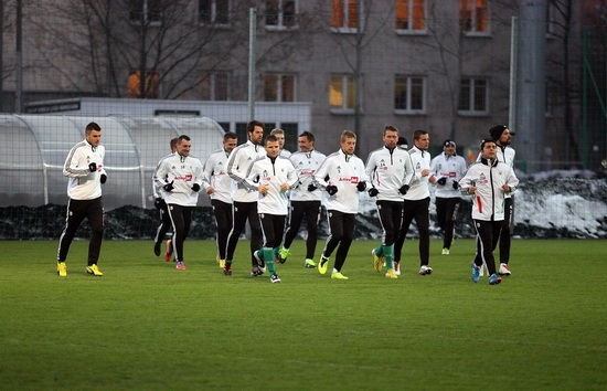 Trenowali przed meczem z GKS-em Bełchatów