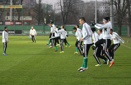 Trenowali przed meczem z GKS-em Bełchatów