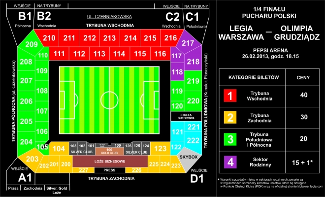 Bilety na mecz z Olimpią Grudziądz - sporo wolnych miejsc