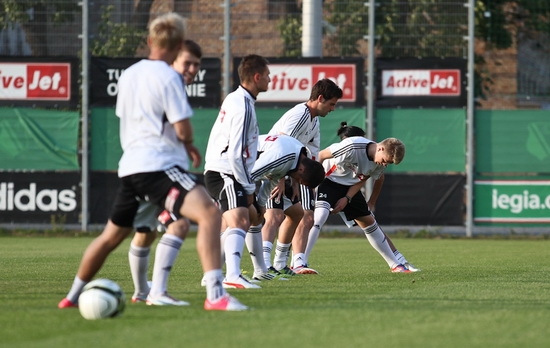 Długi trening bez kadrowiczów