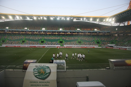 Piłkarze Legii trenowali na stadionie Sportingu