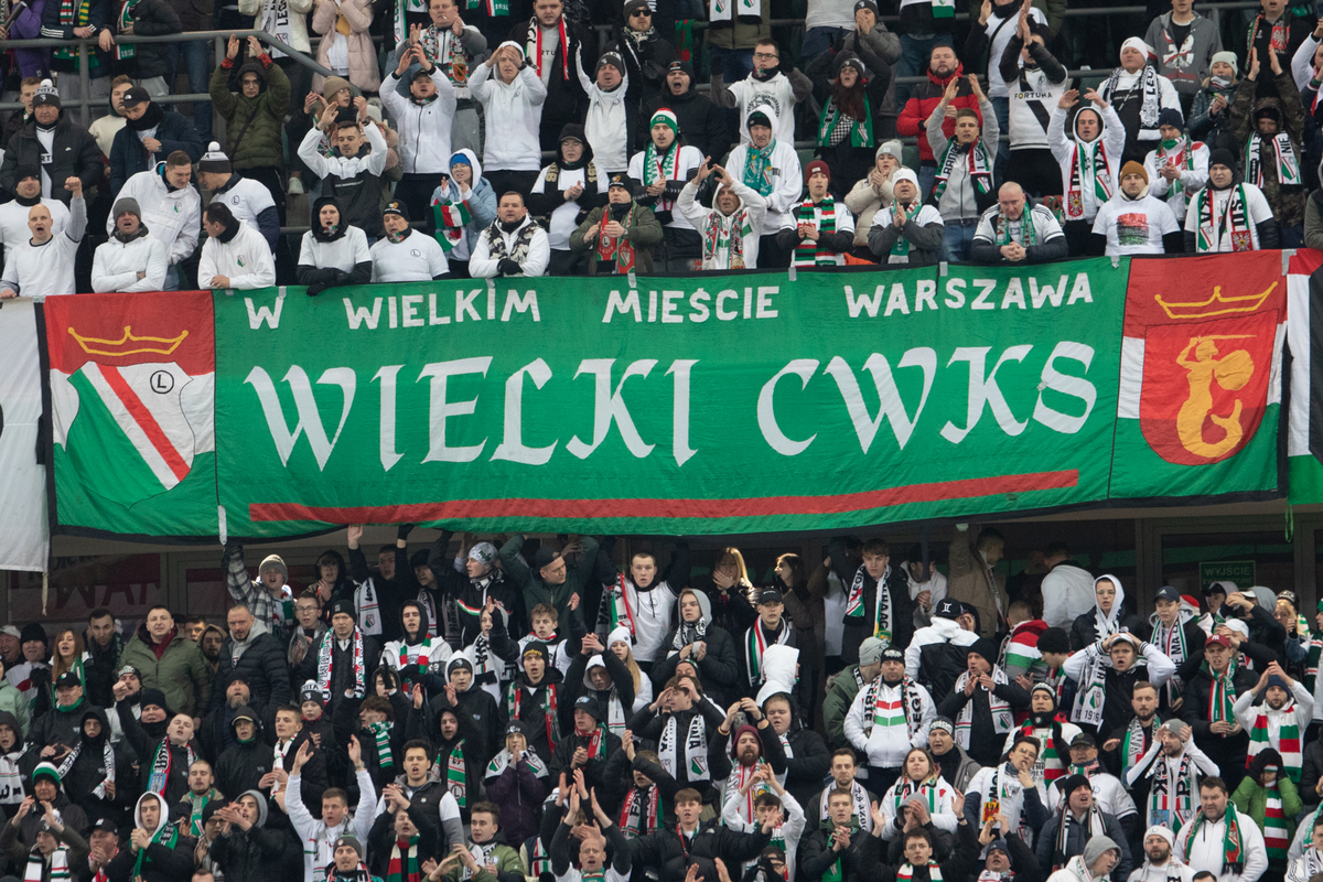 Wielki CWKS kibice Legii