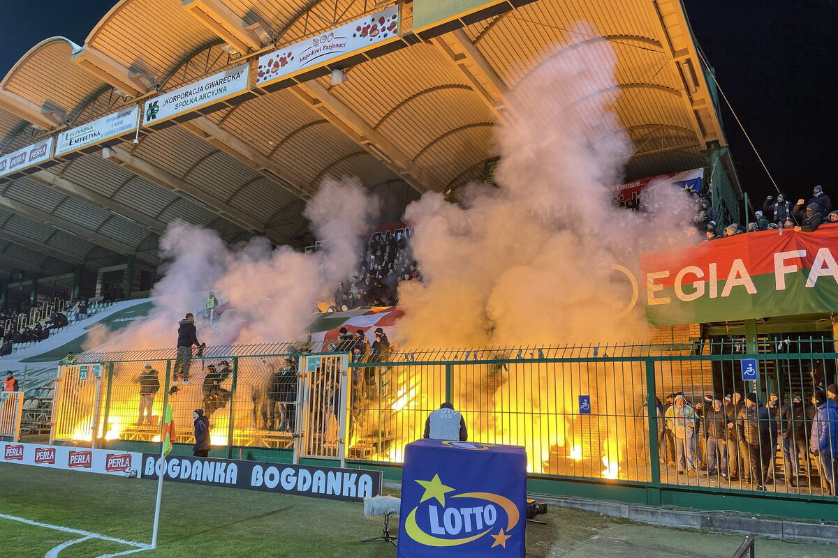 Legia oprawa oprawy kibice