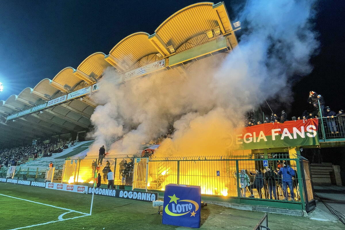 Legia oprawa oprawy kibice