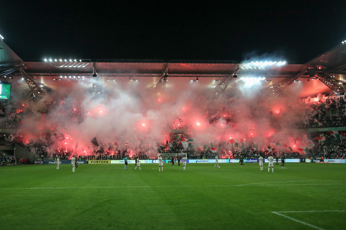 kibice Legii oprawa oprawy