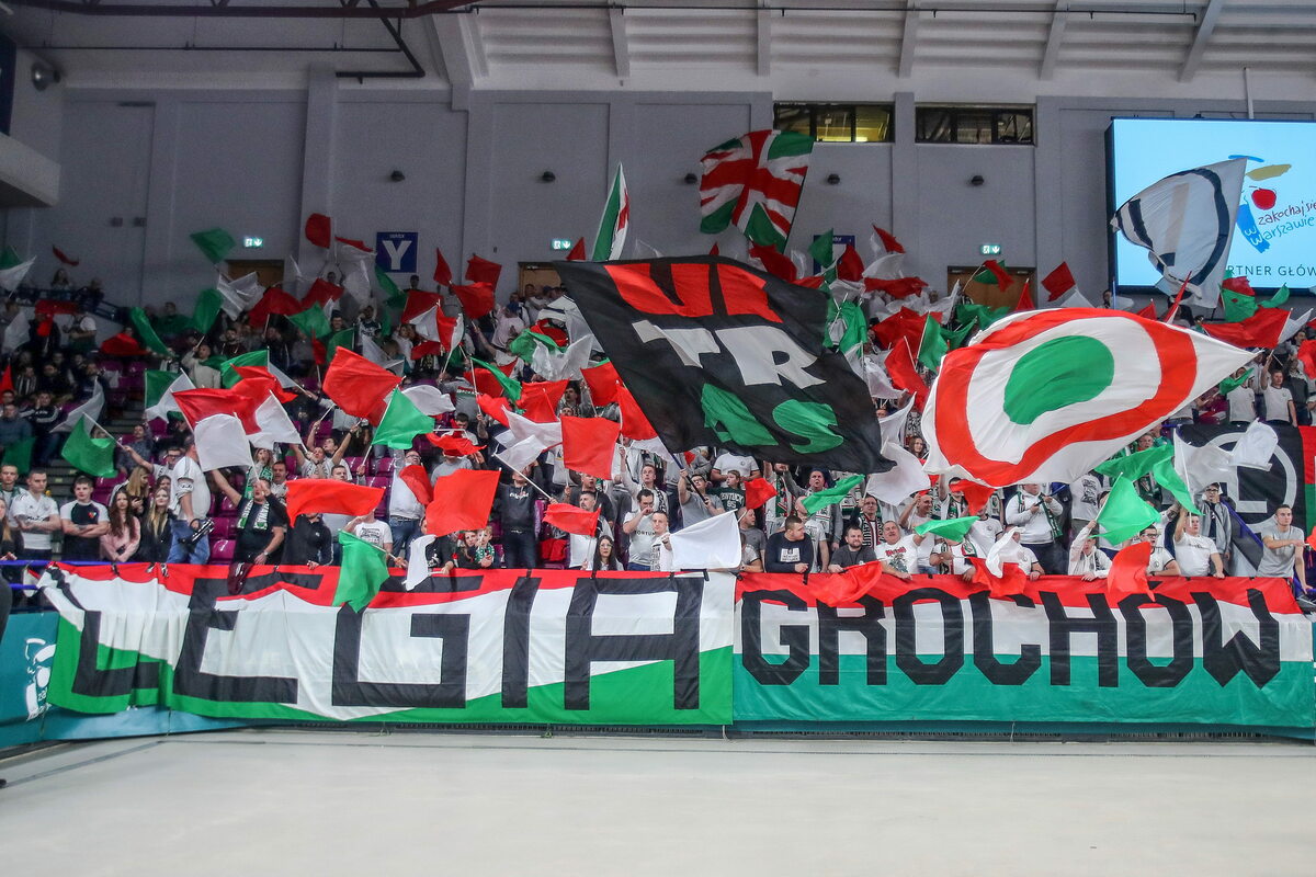 kibice Legia kosz