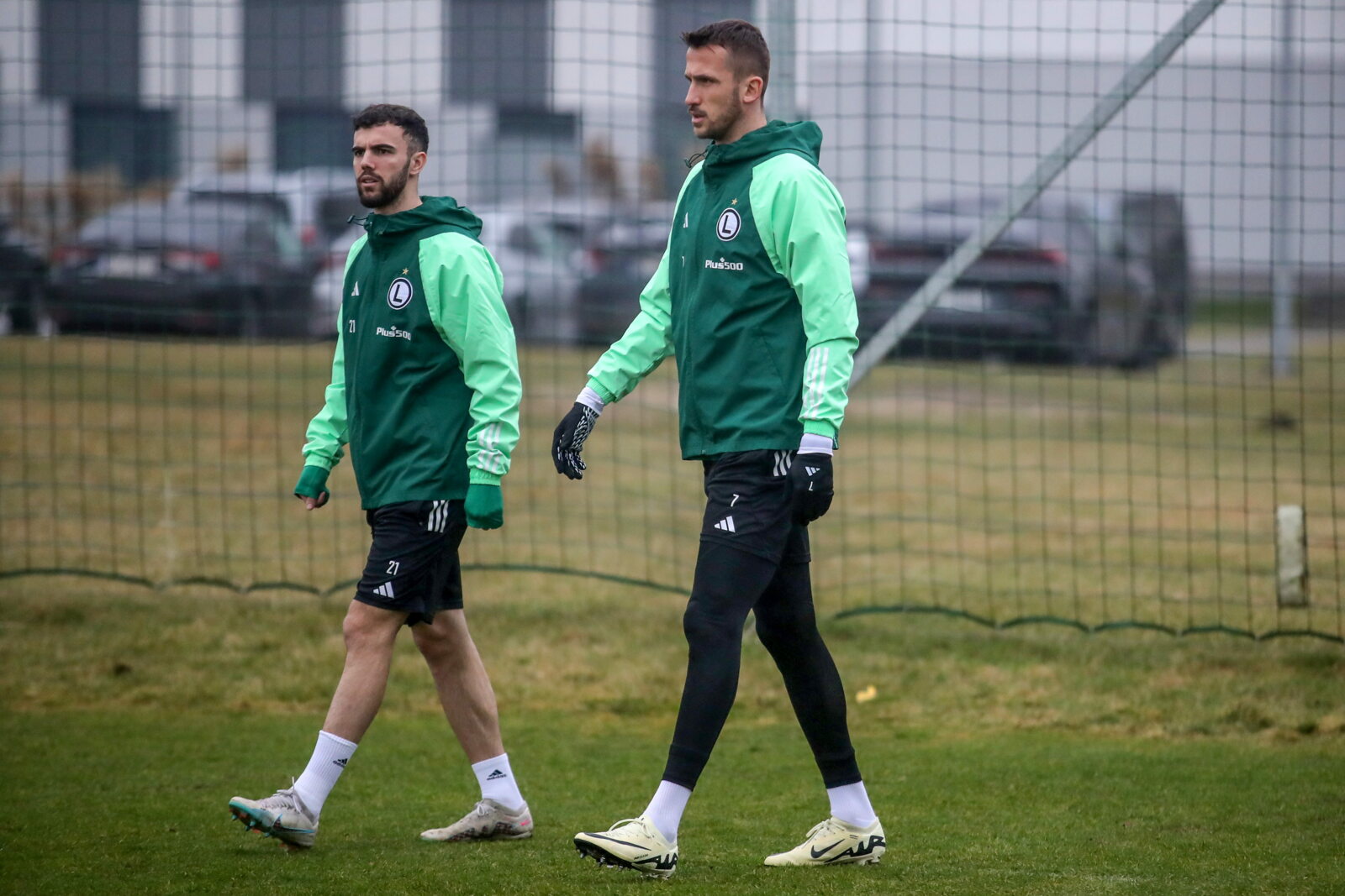 Jurgen Celhaka Tomas Pekhart Przygotowania do meczu z Pogonią