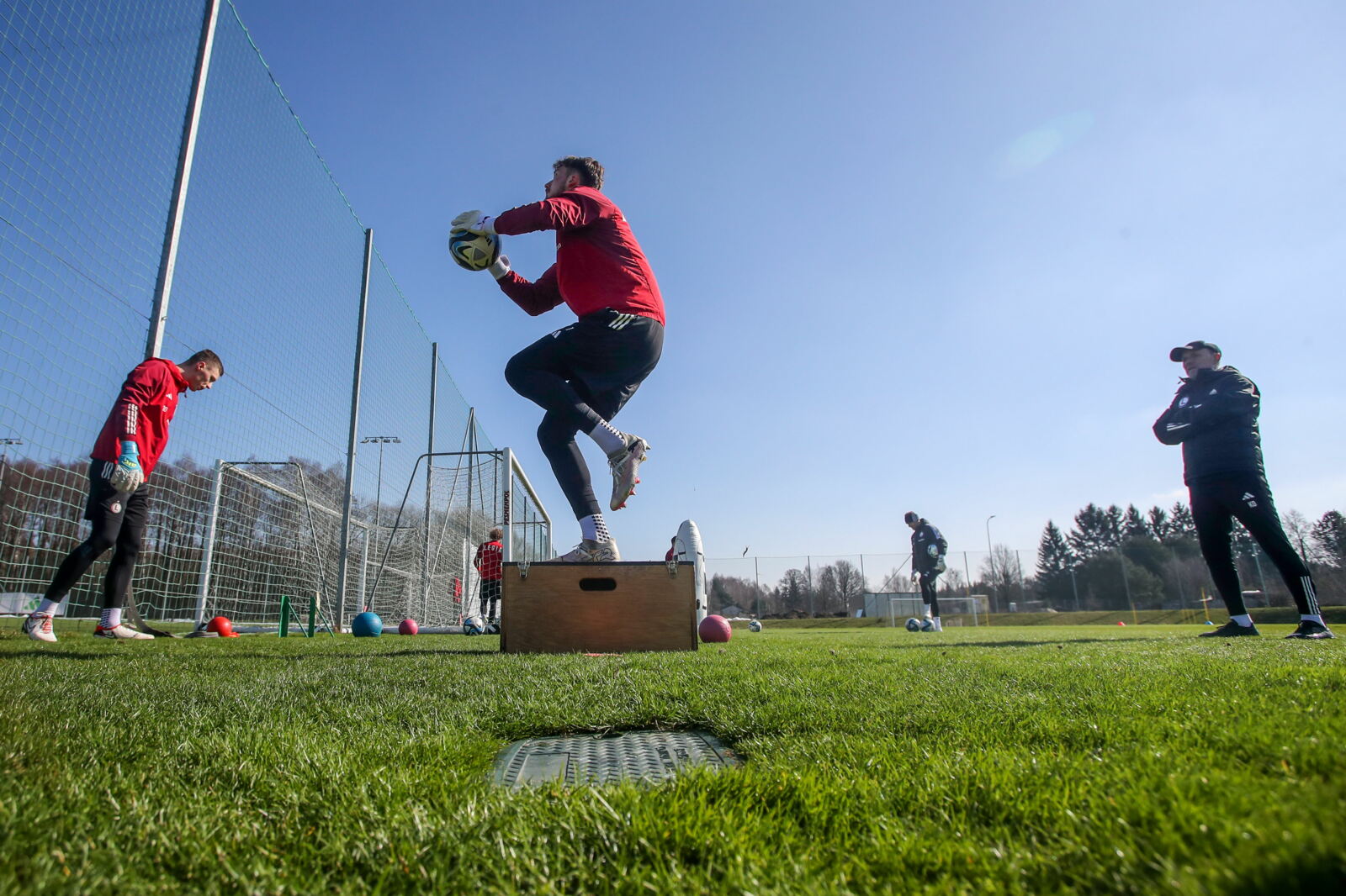 Przygotowania do meczu z Widzewem