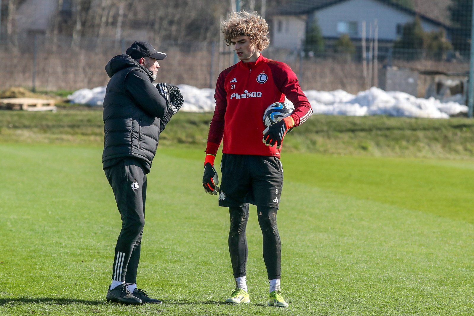 Wojciech Banasik Przygotowania do meczu z Widzewem