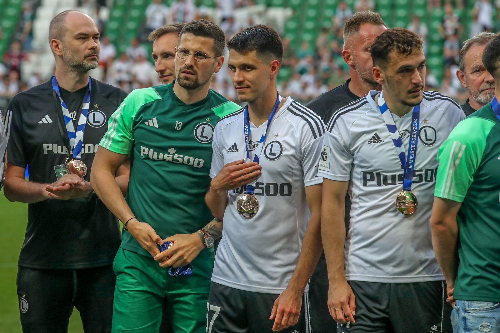 Paweł Wszołek Bartosz Kapustka Qendrim Zyba Legia Warszawa - Zagłębie Lubin 2:1