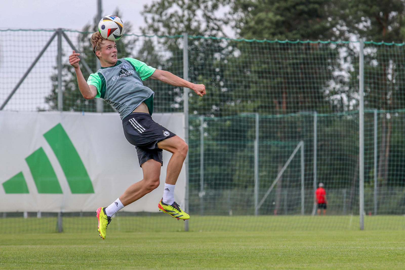 Wojciech Urbański Pierwszy trening Jeana Pierra Nsoma z Legią