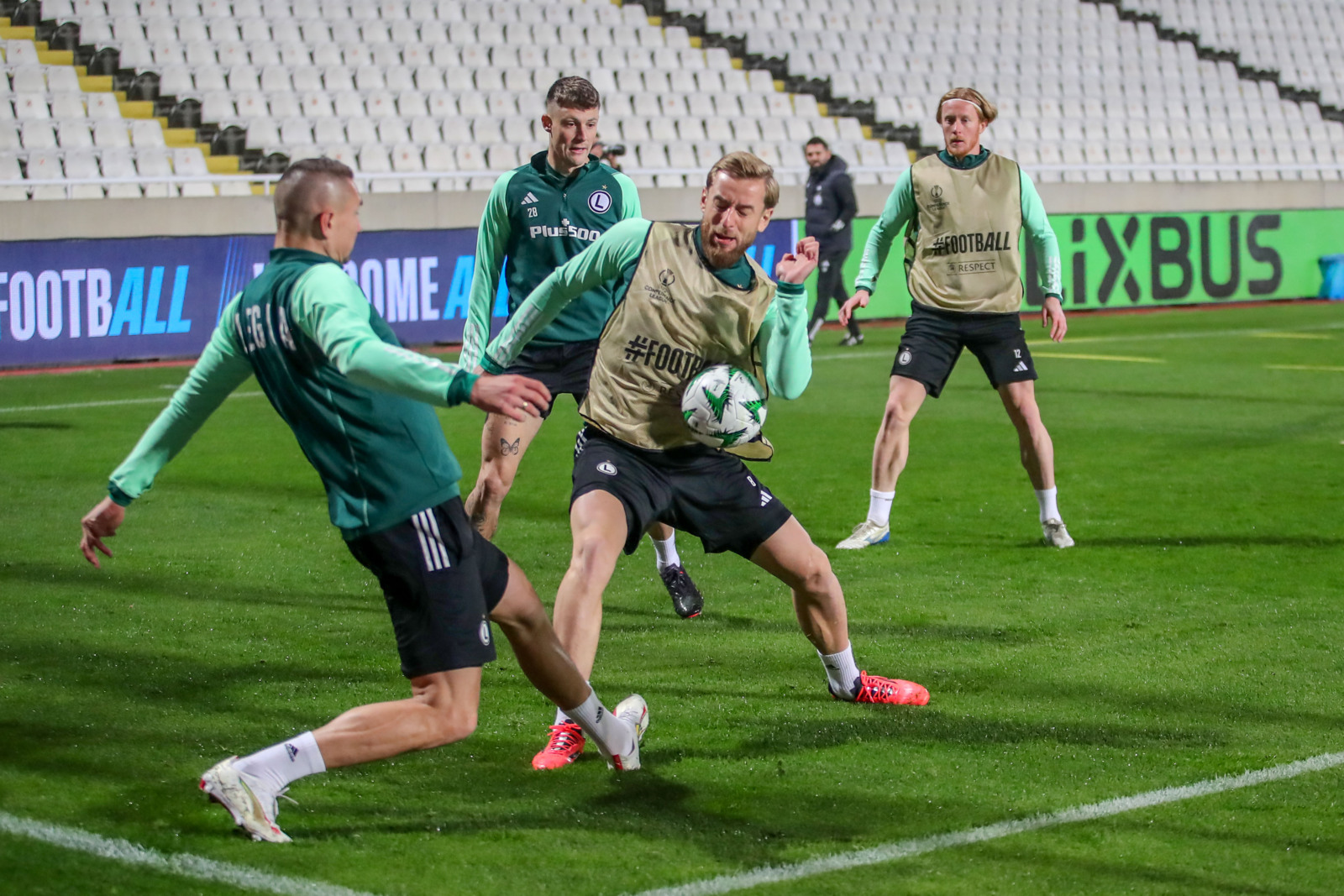 Legioniści trenowali na stadionie Omonii