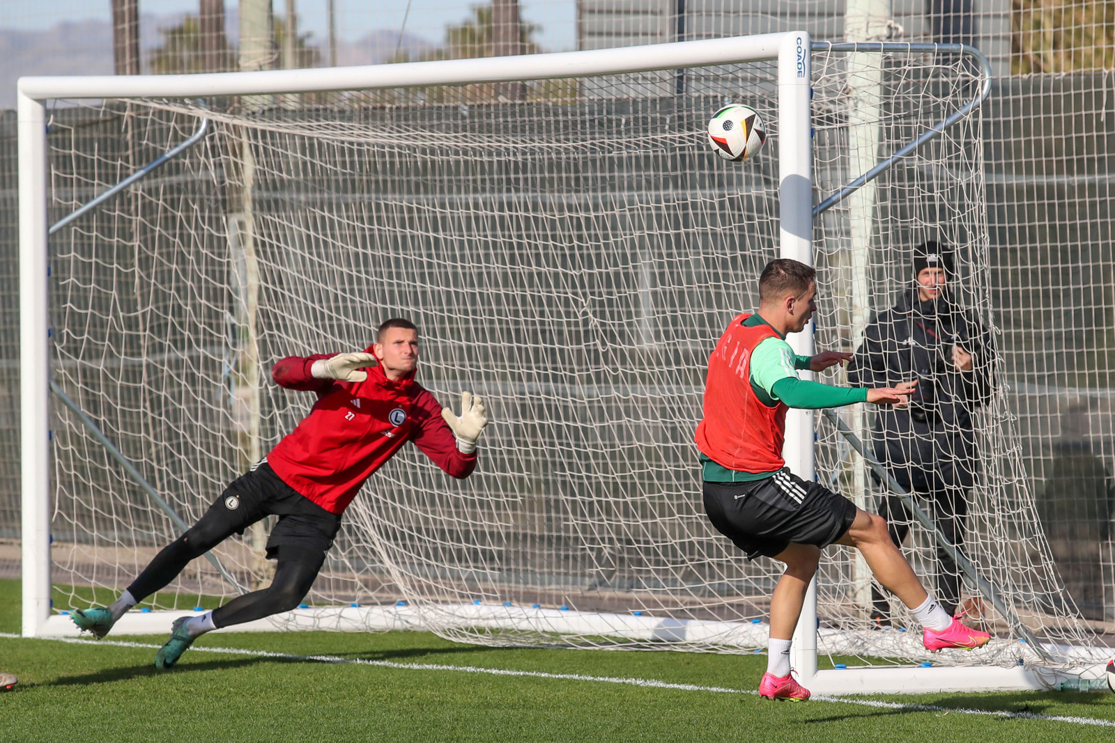 Trening przed meczem z Piastem Gliwice