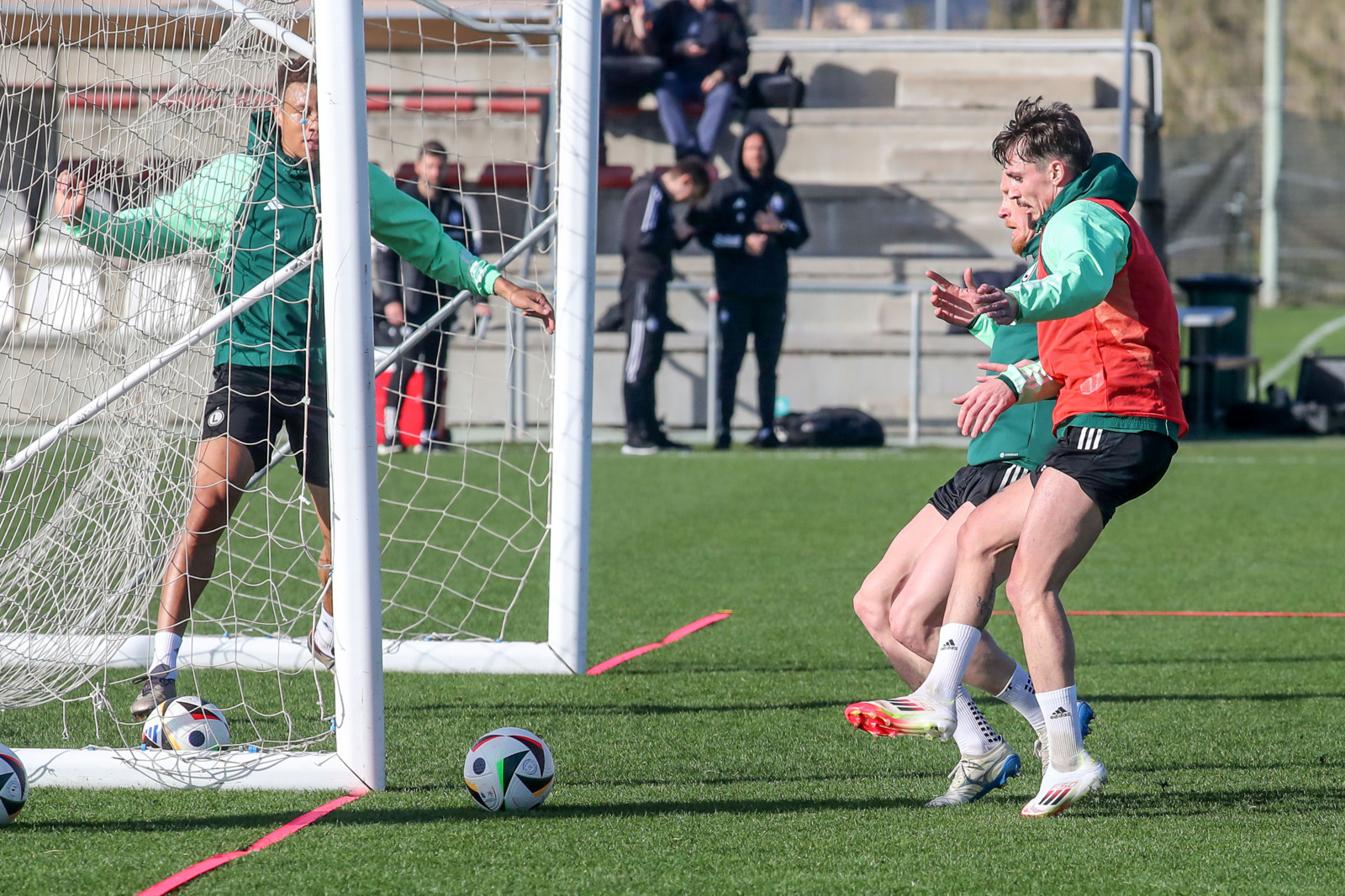 Trening przed meczem z Piastem Gliwice