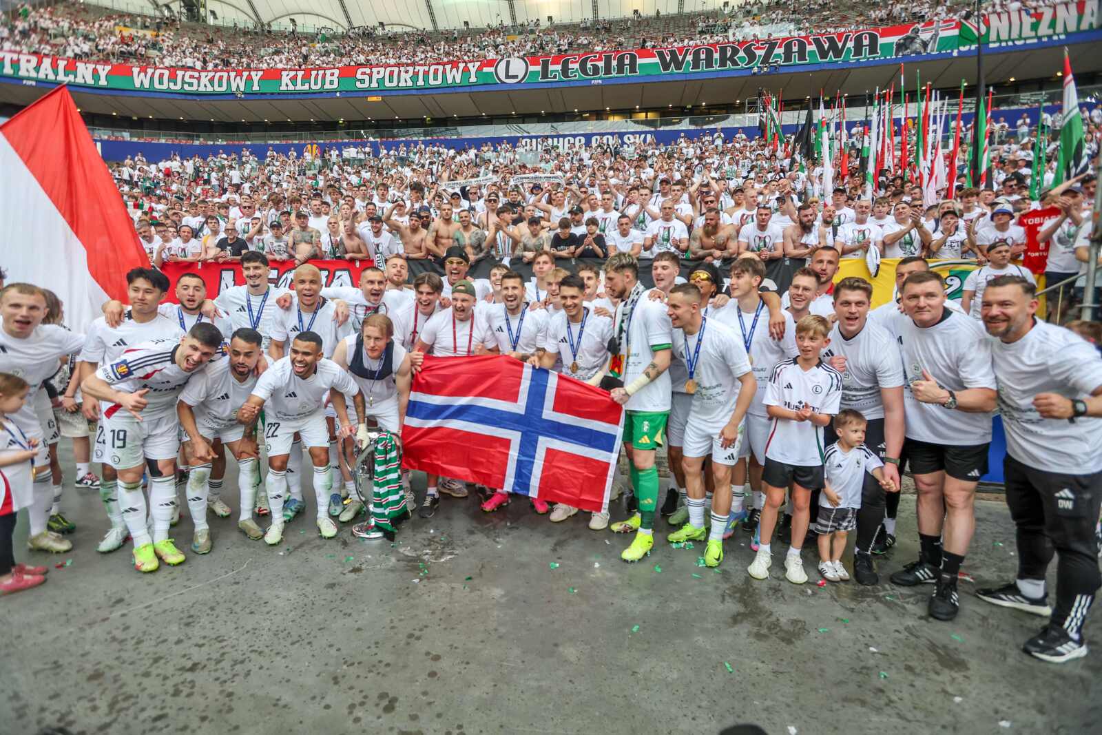 Finał Pucharu Polski: Pogoń Szczecin - Legia Warszawa 3:4 oraz świętowanie