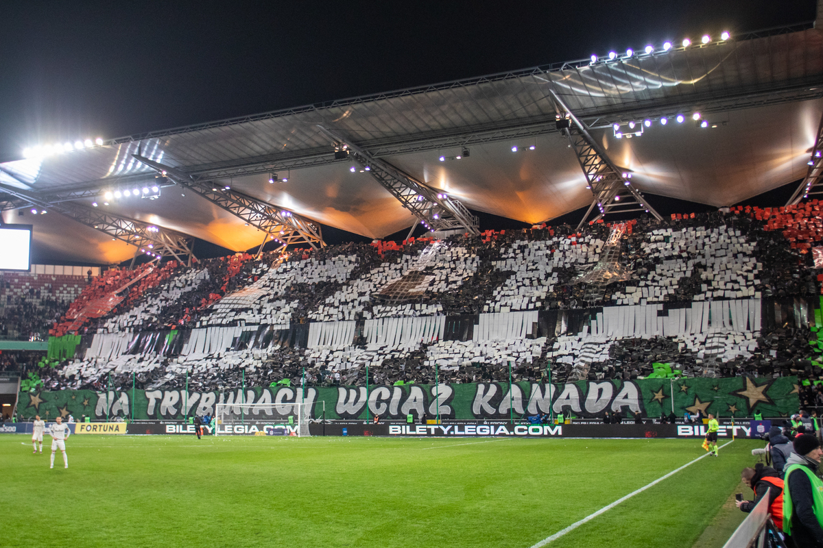 Legia oprawa kibice oprawy