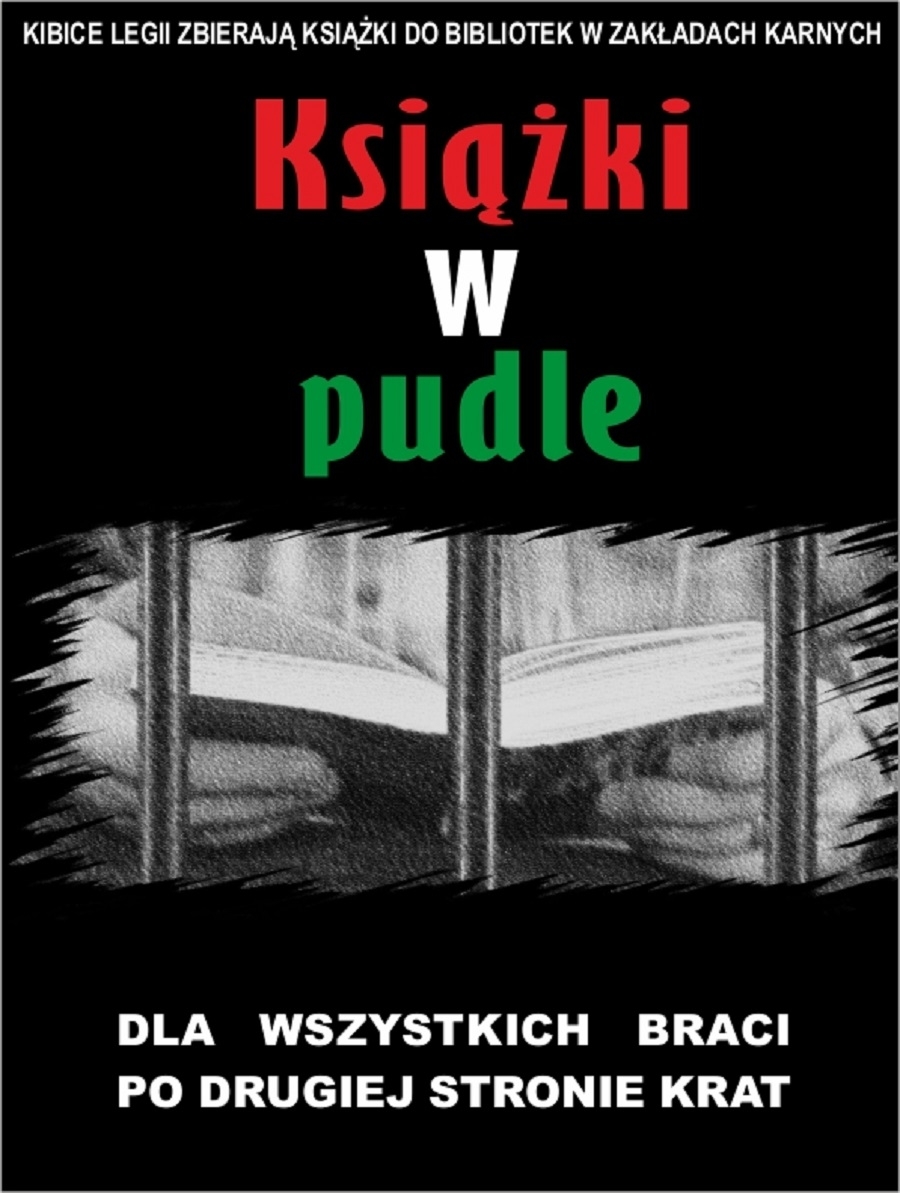 News: Fani Legii wesprą akcję "Książka w pudle"
