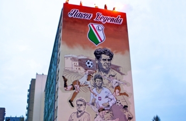 News: Mural na cześć Lucjana Brychczego odsłonięty