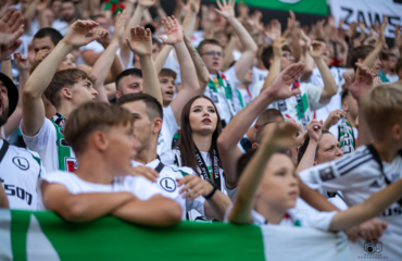 kibice Legii Legia Warszawa - Radomiak Radom 4:1