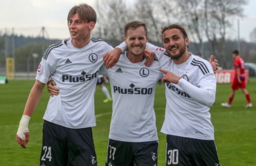 Jan Ziółkowski Julien Tadrowski Minas Vasiliadis Legia II Warszawa - Broń Radom 4:0