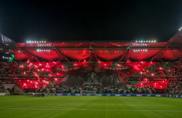 Legia Warszawa - Real Betis 1:0 kibice Legii oprawy oprawa