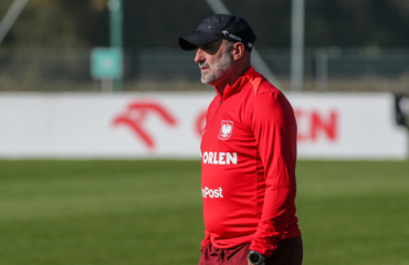 Michał Probierz Reprezentacja Polski trenuje na Legii przed meczem z Portugalią