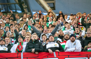 kibice Legii Legia Warszawa - Puszcza Niepołomice 1:1